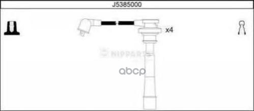 К-т в/в проводов lancer 1.6i 92- Nipparts арт. j5385000