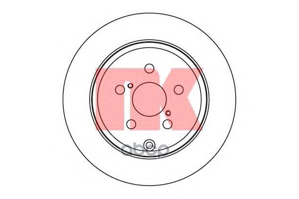 Диск Тормозной Nk 204589 Nk арт. 204589