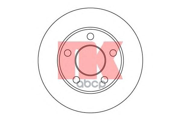Диск тормозной Audi  VW  Skoda -90 Nk арт. 204744