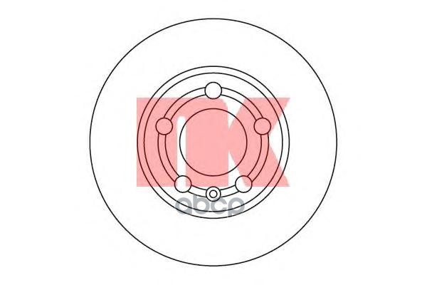 Диск тормозной A4 6/VW Pas 95- Nk арт. 204761