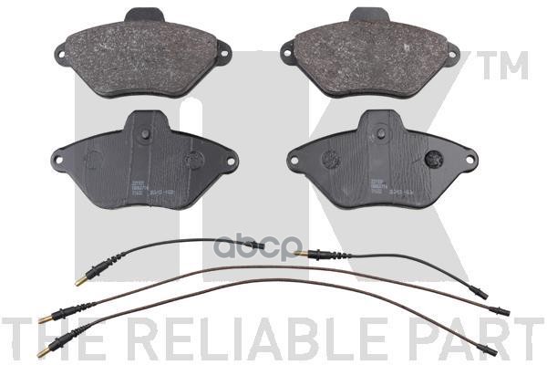 Колодки тормозные дисковые Cit Xantia ab 93 Nk арт. 221931