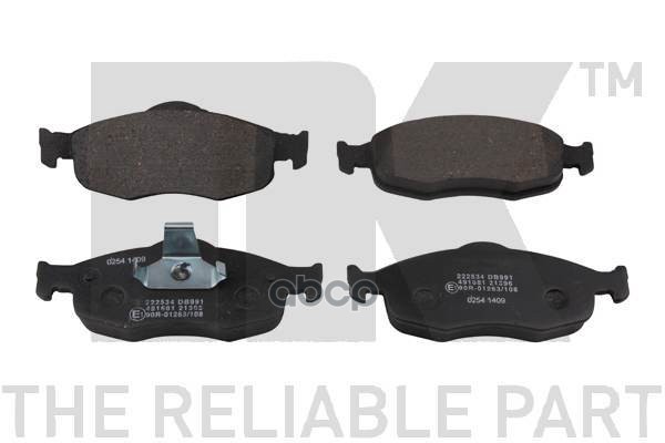Колодки Тормозные Дисковые Fo Mon/Scor 93-00 Nk арт. 222534