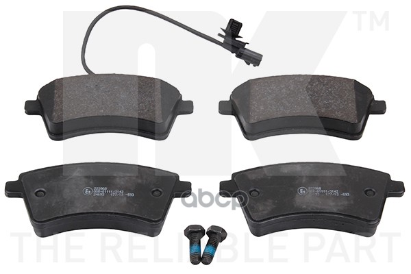 Колодки Тормозные Дисковые Ren Kangoo 08- Nk арт. 223968