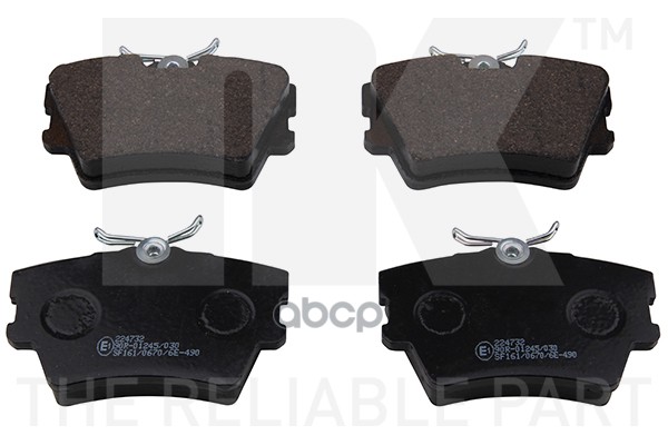 Колодки Тормозные Дисковые Vw T3  T4 Ab 85 Nk арт. 224732