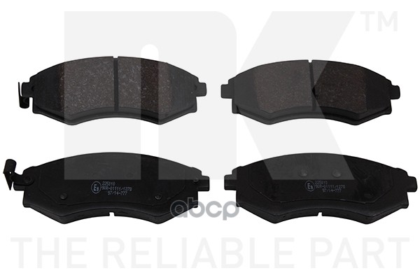 Колодки тормозные дисковые SSang Rexton 02- Nk арт. 225010