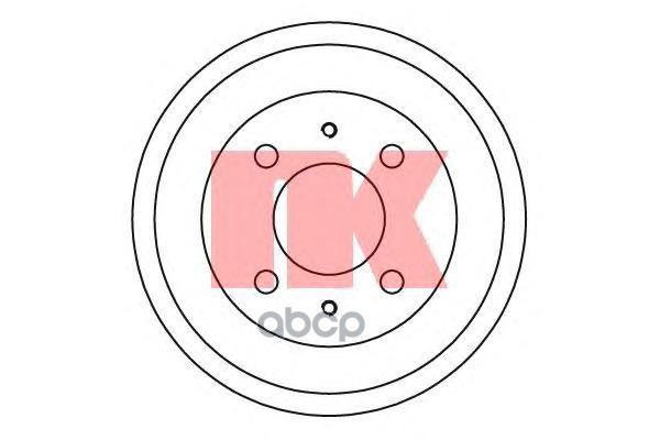 Барабан Тормозной Hyundai Accent 02- Nk арт. 253409