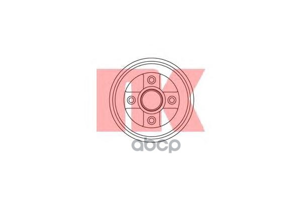 Барабан Тормозной Suzuki Wagon  Opel Agila 00- Nk арт. 253619