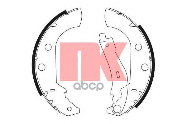 Колодки Тормозные Барабанные Citroen Xsara  Peugeot 405 96- Nk арт. 2719642