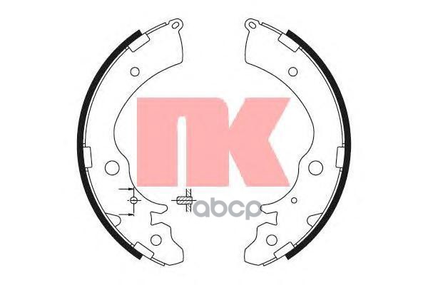 Колодки Тормозные Барабанные Honda Accord  Suzuki Jimny 90- Nk арт. 2726508