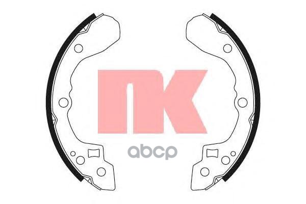 Колодки тормозные барабанные Kia Rio ab00 Nk арт. 2735679