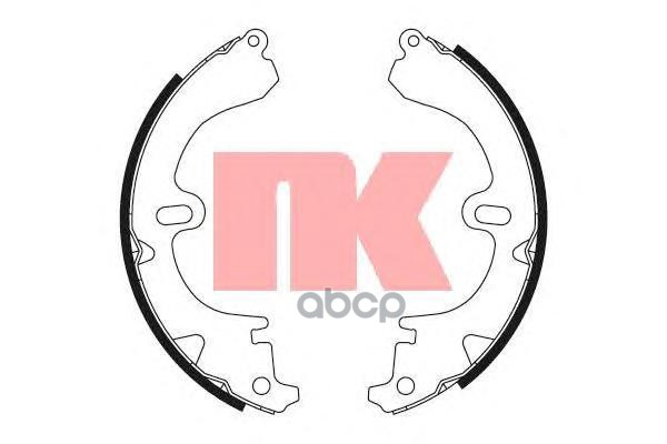 Колодки тормозные барабанные Corolla 83-88 Nk арт. 2745423