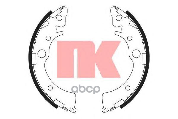 Колодки тормозные барабанные Civic/Rover 83-98 Nk арт. 2799418