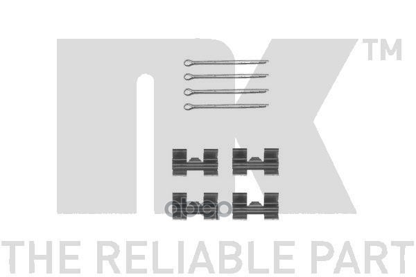 Комплект монтажный дисковых торм. колодок Nk арт. 7940969