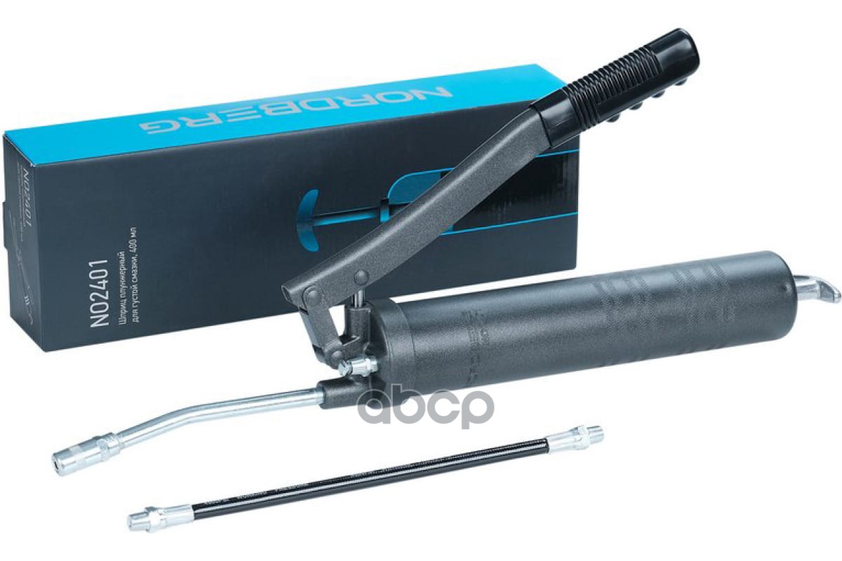 Шприц No2401 Плунжерный Для Густой Смазки, 400 Мл Nordberg No2401 Nordberg арт. NO2401