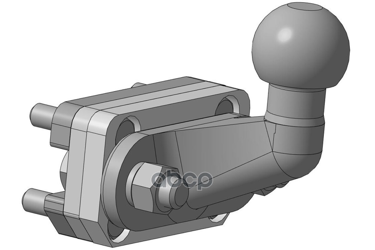 Фаркоп (ТСУ) на а/м HAVAL H9 SUV 2014- / TANK 500 SUV 2023- без электрики / Хавал Н9 ORIS арт. 8005-F