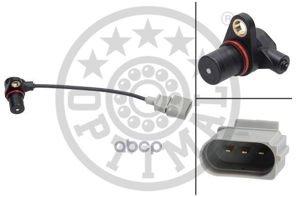 Датчик положения коленвала AUDI: A1 (8X1  8XK)  A3 (8L1)  A3 (8P1)  A3 Cabriolet (8P7)  A3 Sportbac Optimal арт. 07-s045