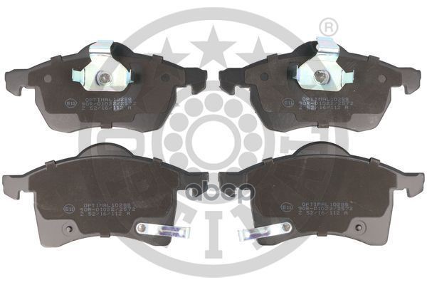 Колодки тормозные дисковые  комплект OPEL: ASTRA G Cabriolet (F67)  ASTRA G Caravan (F35_)  ASTRA G Optimal арт. bp-10288