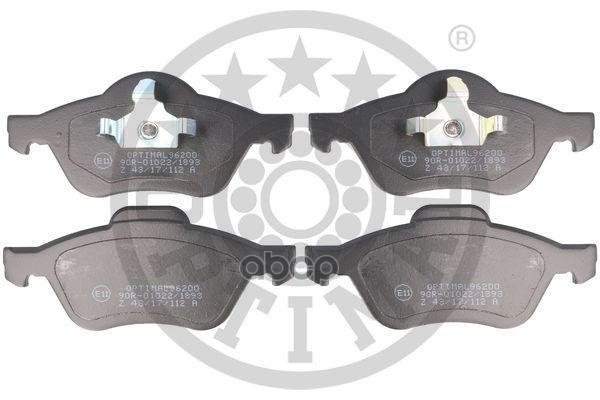 Колодки тормозные дисковые  комплект RENAULT: CLIO III (BR0/1  CR0/1)  GRAND SC?NIC II (JM0/1_)  LAG Optimal арт. bp-96200