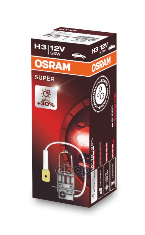 Лампа 12V 55W (H3) +30% Osram арт. 64151sup
