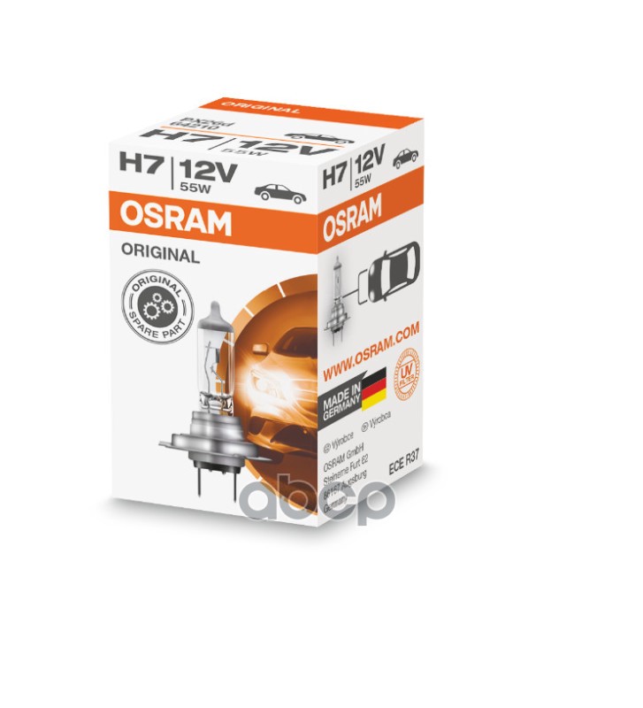 Лампа г/с H7 (55W) РХ26d Original 12V 64210 4050300332185 Osram арт. 64210