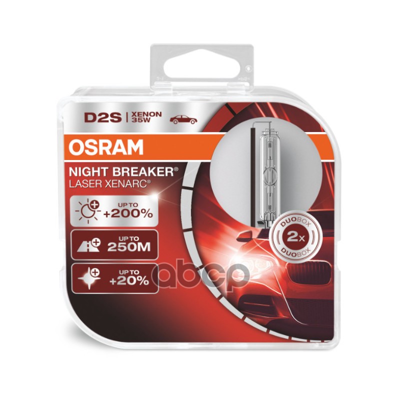 Лампа D2s Xenarc Night Breaker Laser +200% Osram арт. 66240xnl-hcb
