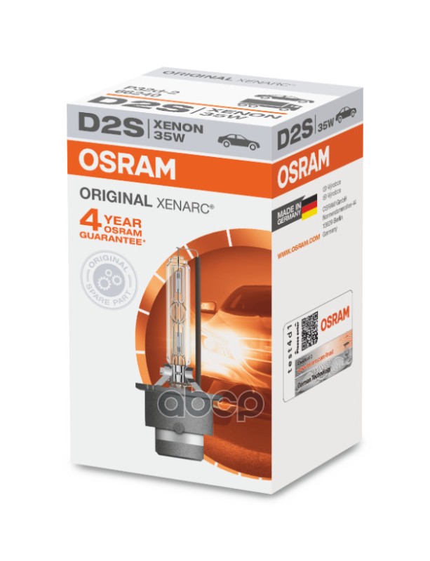 Лампа 66240 D2S 12V(35W) P32d-2 Osram арт. 66240