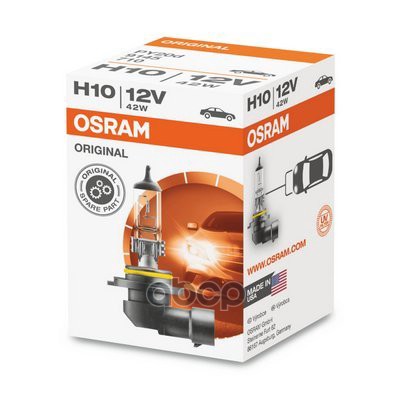 Лампа 12V H10 42W OSRAM ORIGINAL LINE 1 шт. картон 9145RD Osram арт. 9145RD