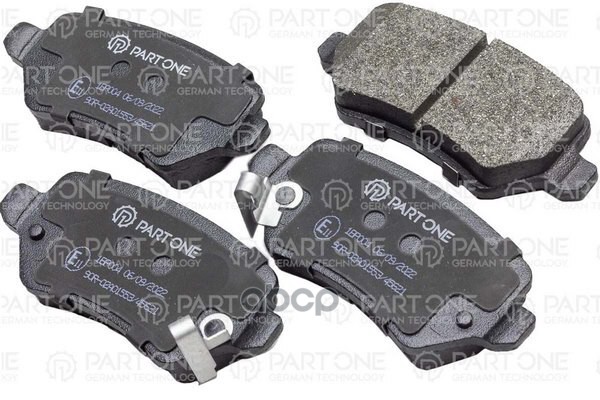 Колодки Тормозные Дисковые Rear, Opel Astra G, H, Zafira 99>, Kia Venga 10>, Ceed 12>, 95.4X42.7x15 PART-ONE арт. 1BP004