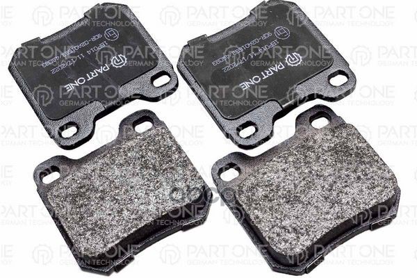 Колодки Тормозные Дисковые Rear, Opel Omega A 86-94, Senator B 87-93, Vectra B 95-02, 61X61.5x15.5 PART-ONE арт. 1BP014