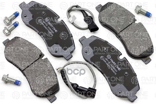 Колодки Тормозные Дисковые Пер. Ford Transit 12- PART-ONE арт. 1BP110