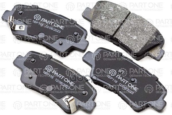 Колодки Тормозные Дисковые Зад. Kia Rio/Soul/Optima 09- / Hyundai I10/I30/I40/Solaris/Tucson 09- / Geely Emgrand X7 16- PART-...