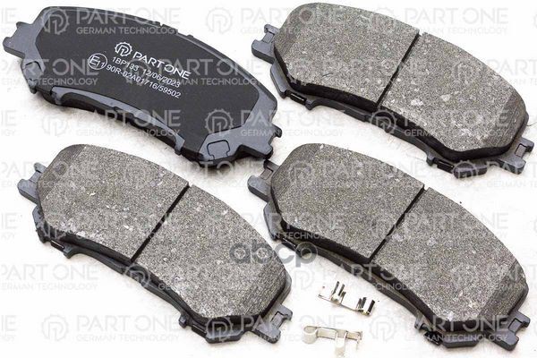 Колодки Тормозные Дисковые Пер. Nissan Qashqai (J11) 13- PART-ONE арт. 1BP133