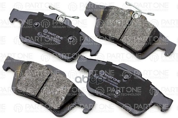 Колодки Тормозные Дисковые Зад. Ford Focus 11- PART-ONE арт. 1BP185