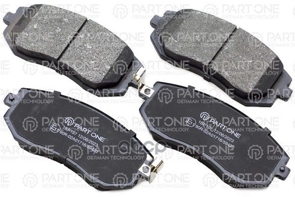 Колодки Тормозные Дисковые Front, Subaru Forester 02>, Impreza 00>, Legacy Iv/V 03>, Outback 03-09, 138X56.8x16.8 PART-ONE ар...