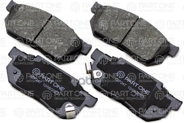 Колодки Тормозные Дисковые Пер. Honda Civic 89-92 PART-ONE арт. 1BP247