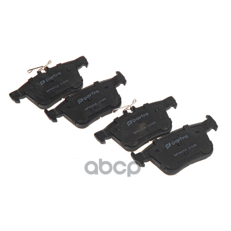 Колодки задние AUDI A3 1.2/1.4/1.8/1.6D/2.0D 04/12-> PARTRA BP6014 PARTRA арт. BP6014