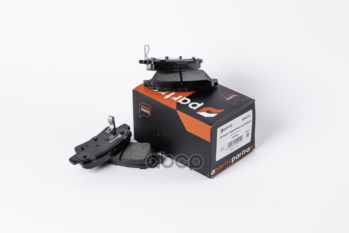 Колодки Тормозные Дисковые | Перед Прав/Лев | PARTRA арт. BP6078