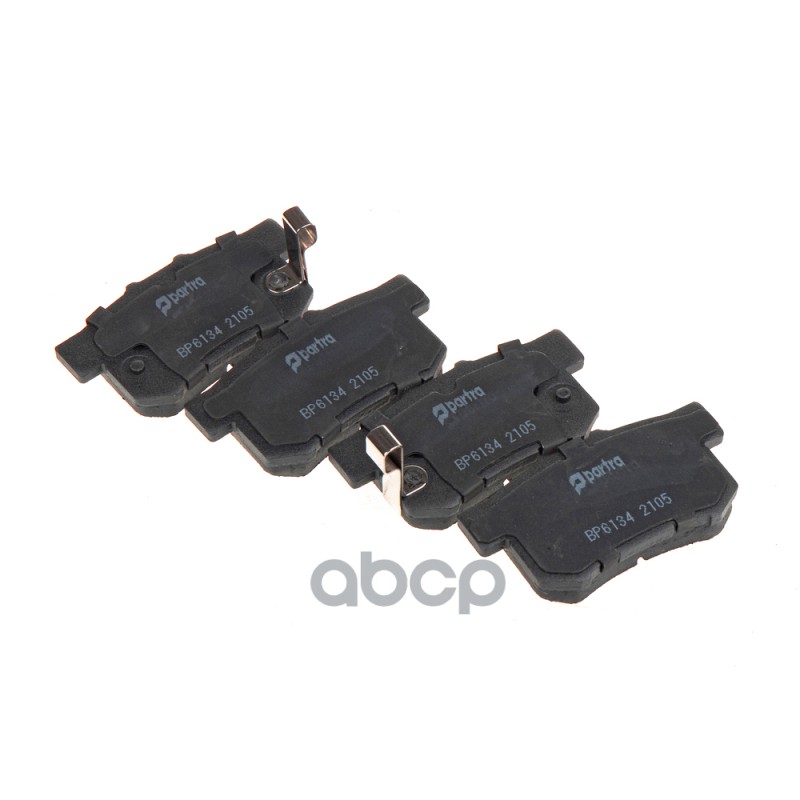 Колодки тормозные HONDA Civic VI-IX 1,4-2,0Type-R 2/01-> ,Prelude 2, PARTRA BP6134 PARTRA арт. BP6134