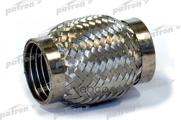 Гофра Глушителя Усиленная 50X100 Interlock Aisi 304 PATRON арт. ELVW50X100