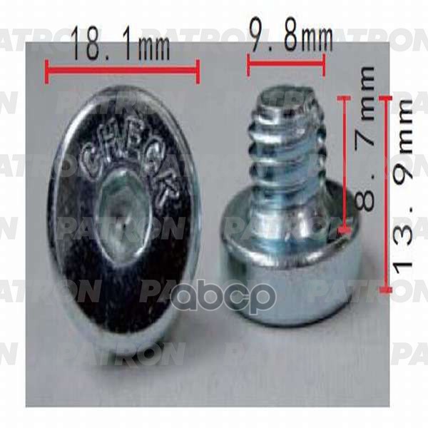 Винт Металлический Lexus,Toyota Применяемость: Металлические Гайки, Акпп PATRON арт. P37-0554