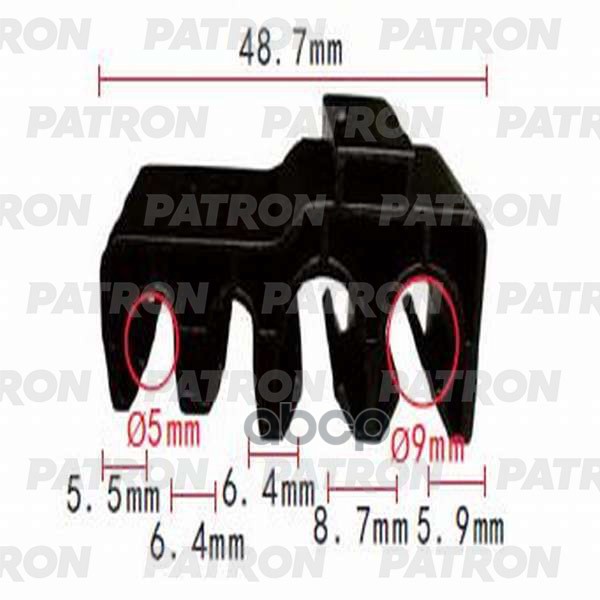 Держатель Пластмассовый Lexus,Toyota Применяемость: Трубки, Электро Проводка PATRON арт. P37-1075