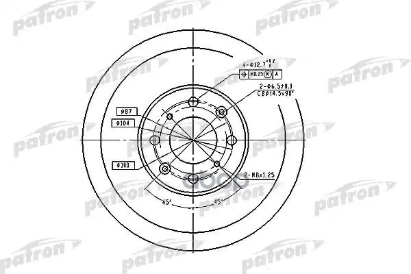 Диск Тормозной Передн Honda: Civic Iv 91-95, Civic Iv Fastback 94-97, Civic Iv Hatchback 91-95, Civic Iv Купе 94-95, Civic V ...