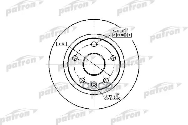 Диск Тормозной Передн Seat: Toledo I 93-99,  Vw: Corrado 91-95, Golf Iii 91-97, Golf Iii Variant 93-99, Passat 91-96, Passat ...