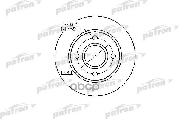 Диск Тормозной Передн Ford: Fiesta Iii 89-95, Fiesta Iv 95-02, Fiesta Фургон 96-, Fiesta Фургон 98-, Ka 96-, Mazda: 121 Iii 9...