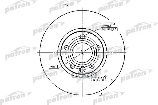 Диск Тормозной Передн Vw: Transporter Iv C Бортовой Платформой 90-03, Transporter Iv Автобус 90-03, Transporter Iv Фургон 90-...
