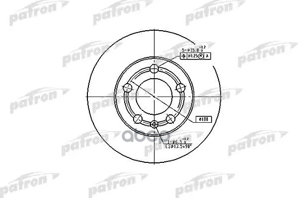Диск Тормозной Передн Skoda: Fabia 99-, Fabia Combi 00-, Fabia Praktik 03-, Fabia Седан 99-, Vw: Fox 05-, Polo 01-, Polo Седа...
