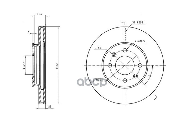 Диск тормозной перед. HUYNDAI Solaris II / KIA Rio II 17- PBD6734 PATRON арт. PBD6734