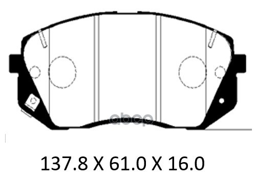 Колодки тормозные дисковые передние KIA: SPORTAGE III 10- / HYUNDAI: ix35 13- (произведено в Корее) PBP097KOR PATRON арт. PBP...