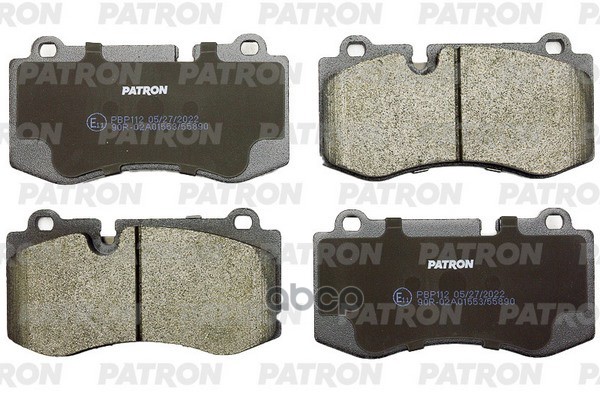 Колодки тормозные дисковые перед. MB: E-CLASS 3.5 4-maticE 280 4-maticE 280 CDI 4-maticE 350 4-maticE 420 CDI 02-, E-CLASS T-...