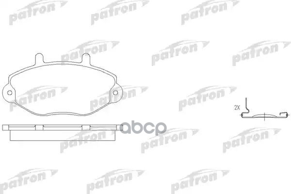 Колодки Тормозные Дисковые Передн Ford: Transit C Бортовой Платформой 94-, Transit Автобус 94-00, Transit Фургон 94-00 PATRON...